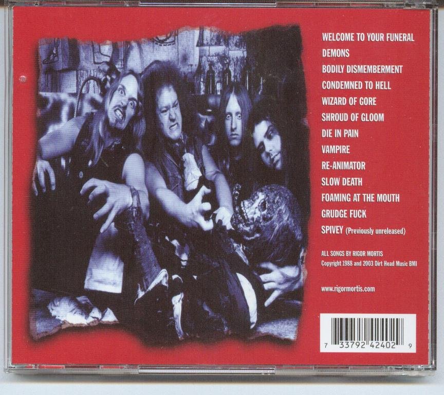 Rigor Mortis self titled debut cd. Remastered. — THE ART OF ORR
